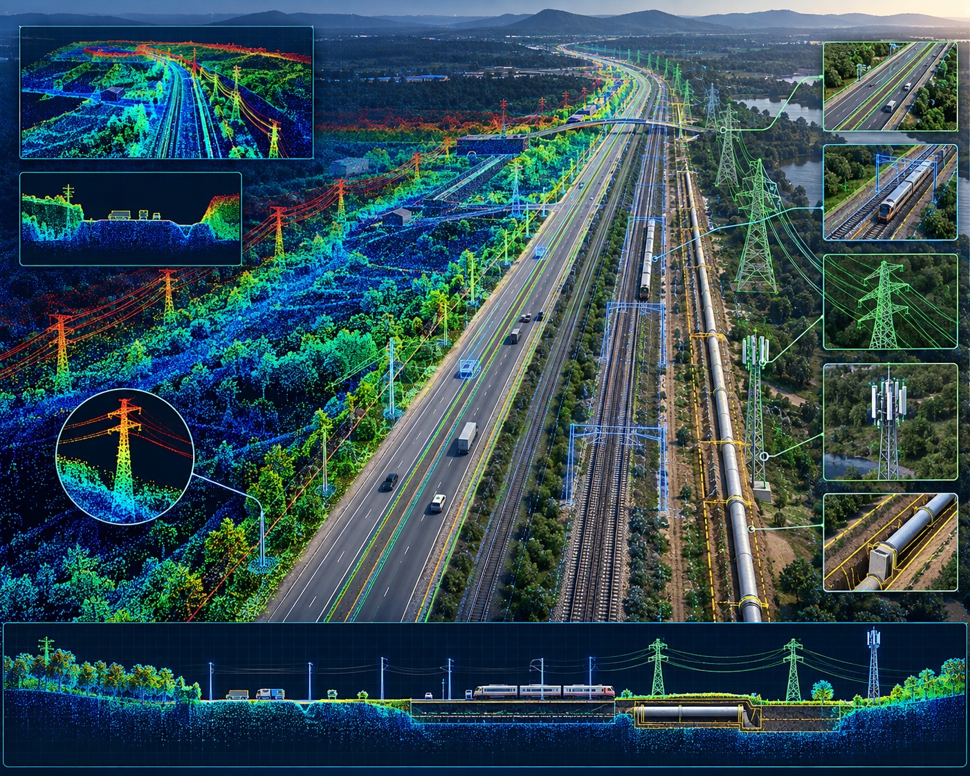 LiDAR corridor and infrastructure mapping by TriCAD Design Consultants