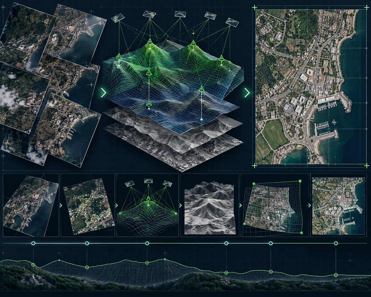 From imagery to map-accurate information - orthorectification workflow
