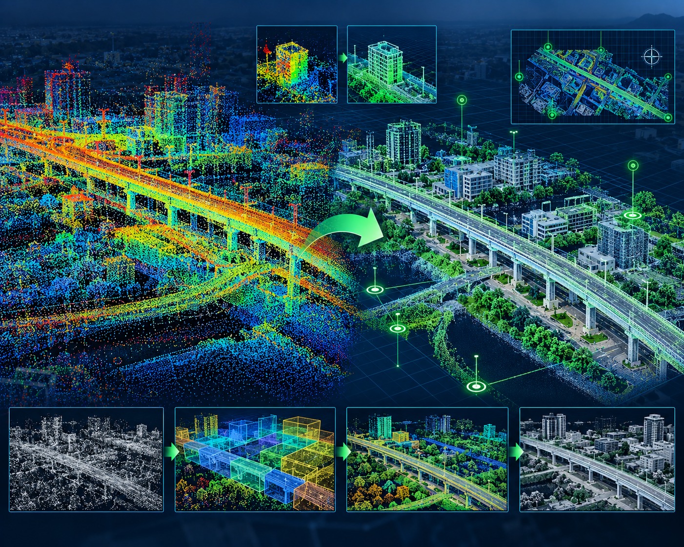 LiDAR point cloud processing services by TriCAD Design Consultants