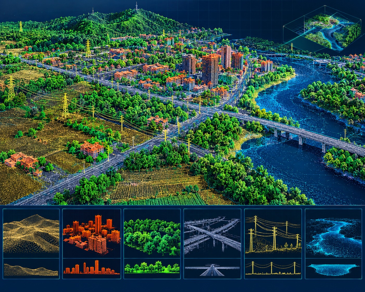 LiDAR point cloud classification services by TriCAD Design Consultants