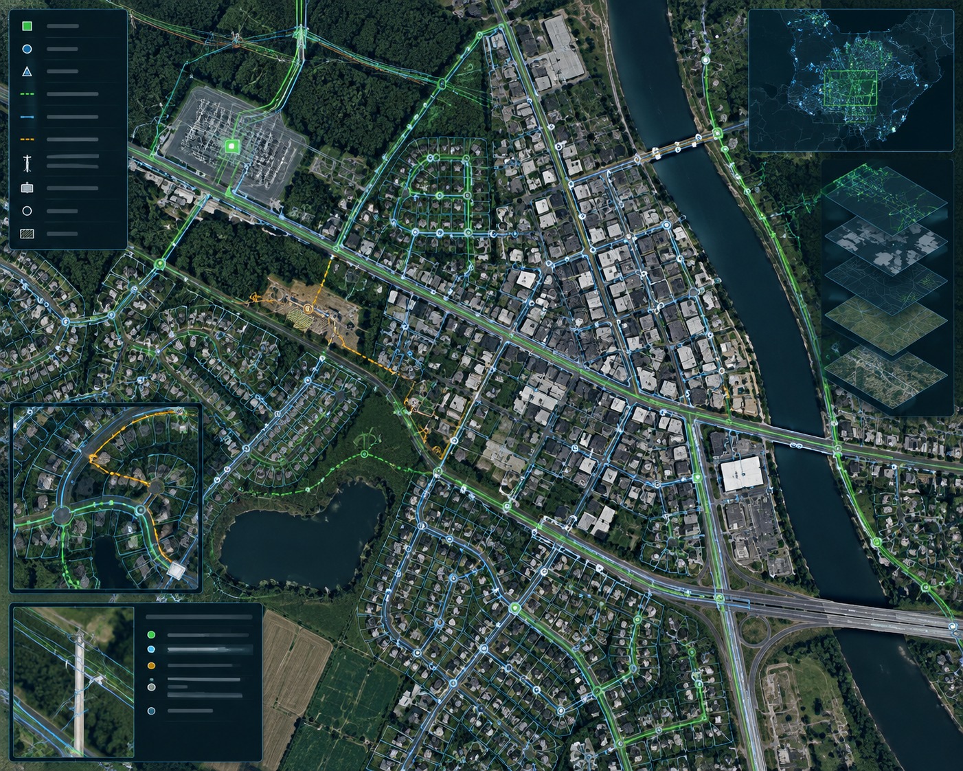 Utility GIS and network mapping services by TriCAD Design Consultants