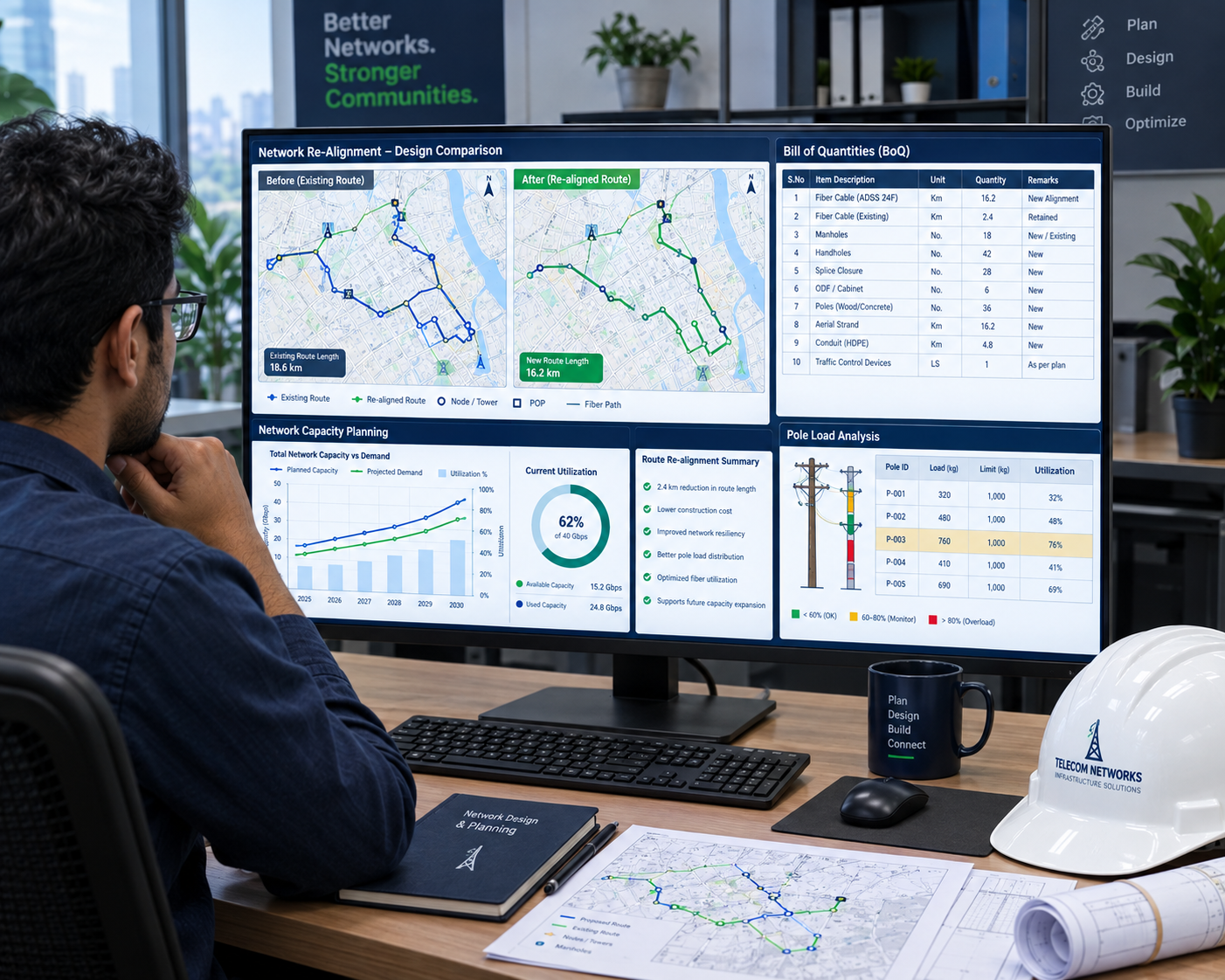 Network design and optimization