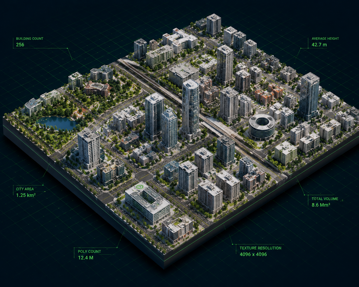 3D city modelling services